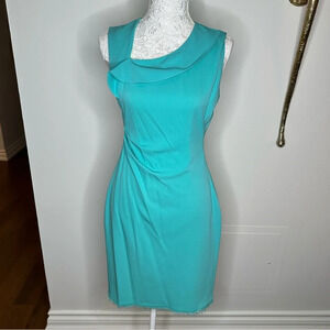 Teal Elie Tahari Silk Dress Sz. 6